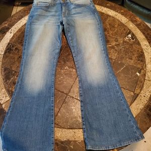 Current/Elliott Acid wash Bootcut Jeans 30